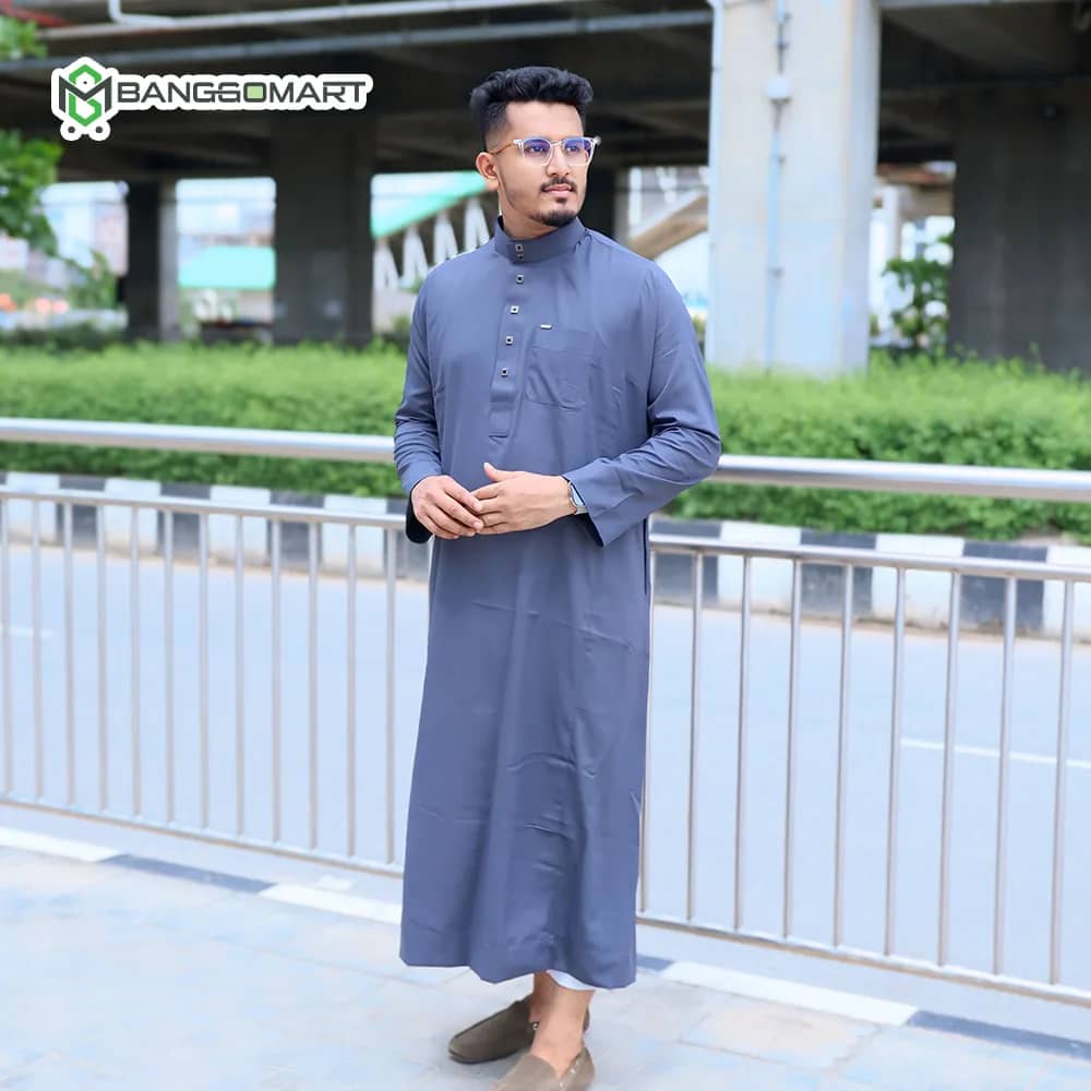 Al Aseel Premium Jubba Ash Color (Code - A103)