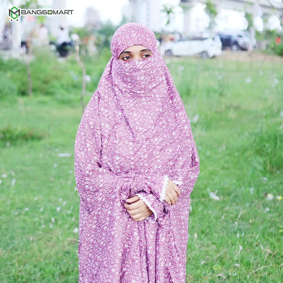 লিলিয়ান সুতি কাপড়ের প্লাজু ও লং খিমার সেট (KC-13)